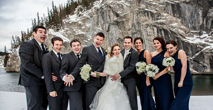 Wedding photographer in Canmore